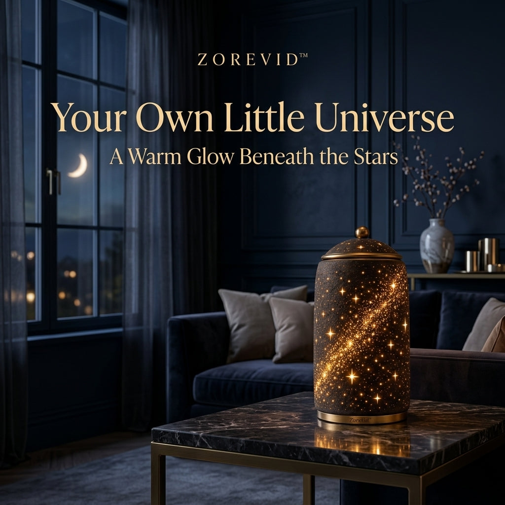 Zorevid™ Galactic Spiral Cylindrical Ambient Lamp — image 5