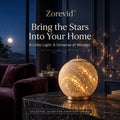 Zorevid™ Golden Galaxy Orb Ambient Table Lamp — image 1