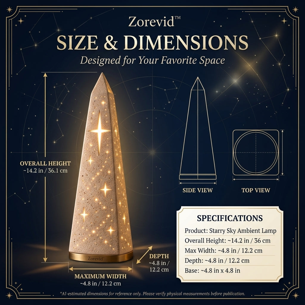 Zorevid™ Starlight Spire Sculptural Ambient Lamp — image 2