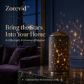 Zorevid™ Nightfall Starfield Cylinder Ambient Lamp — image 1