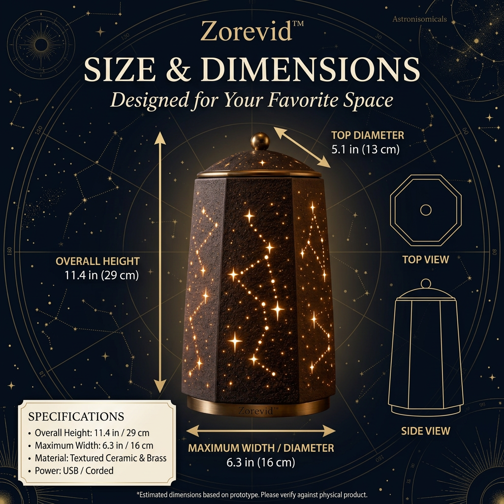 Zorevid™ Constellation Tower Sculptural Table Lamp — image 2