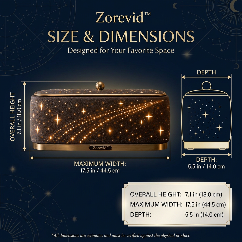 Zorevid™ Meteor Trail Panorama Ambient Table Lamp — image 2