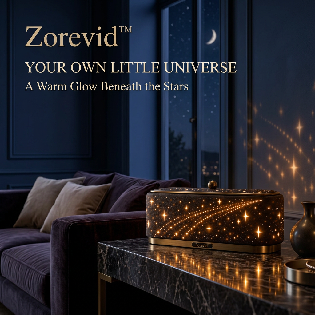 Zorevid™ Meteor Trail Panorama Ambient Table Lamp — image 5