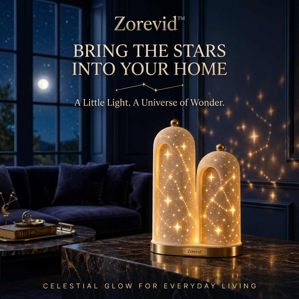 Zorevid™ Twin Star Arch Ambient Table Lamp — image 1