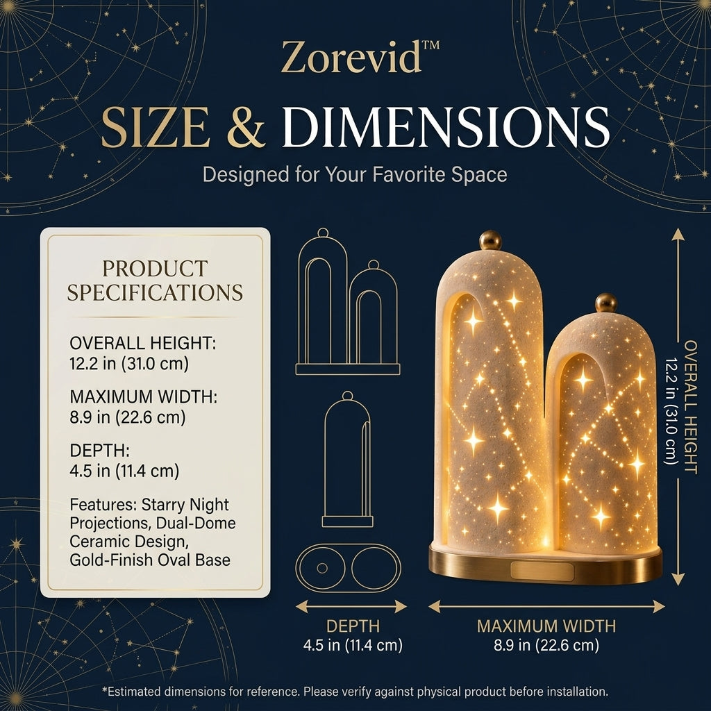 Zorevid™ Twin Star Arch Ambient Table Lamp — image 2