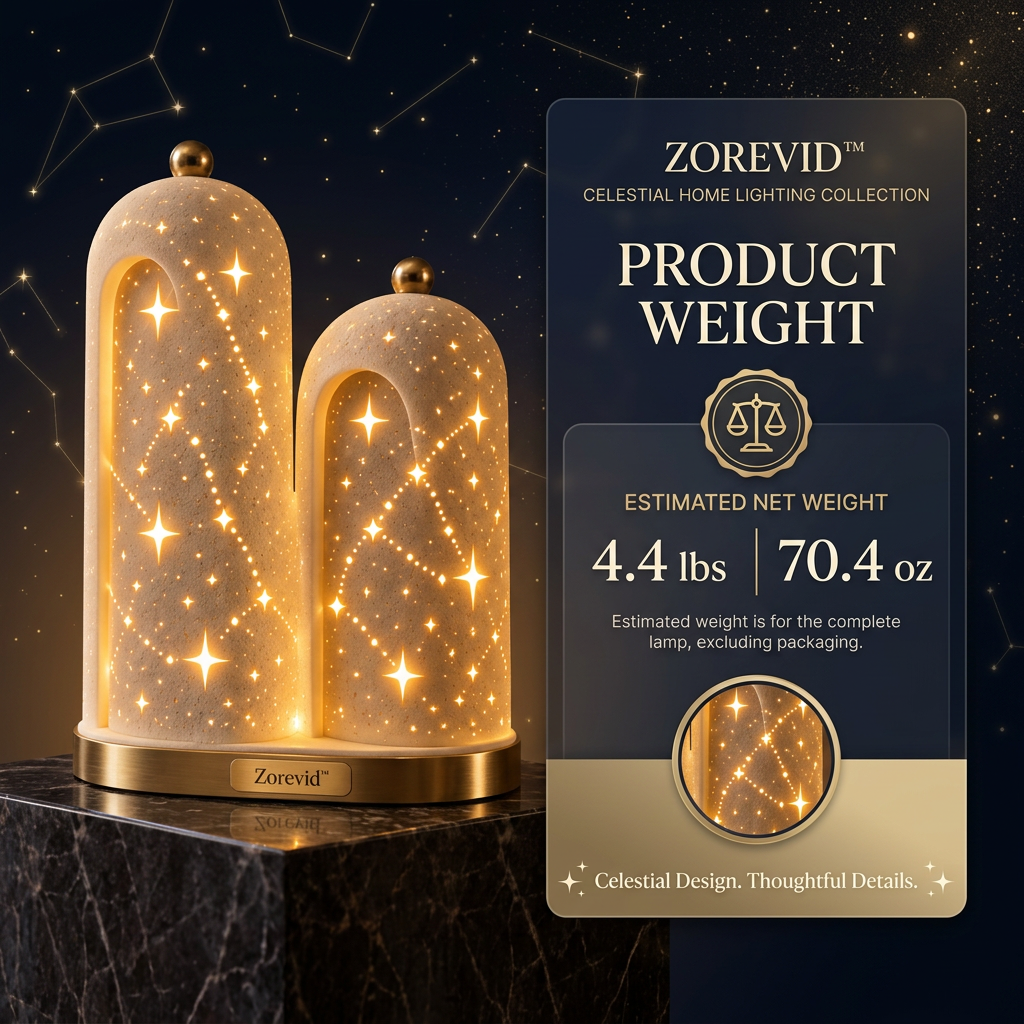 Zorevid™ Twin Star Arch Ambient Table Lamp — image 3